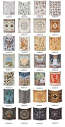 Тканый гобелен с цветами и растениями на заказ, сказочный чехол для дивана в деревенском стиле, настенное одеяло для спальни