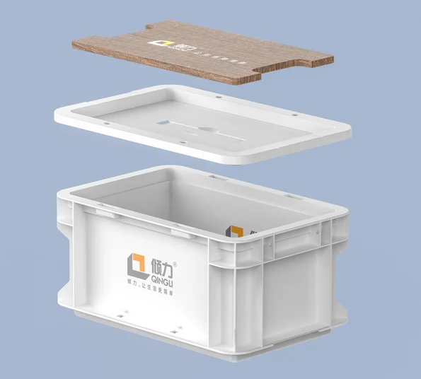 2023  china wholesale competitive price plastic   storage container plastic box with lid plastic