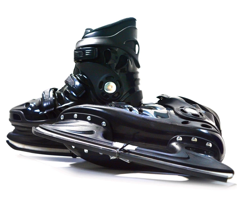 Прочная обувь для катания на коньках с шайбой классический дизайн детей подростков и взрослых