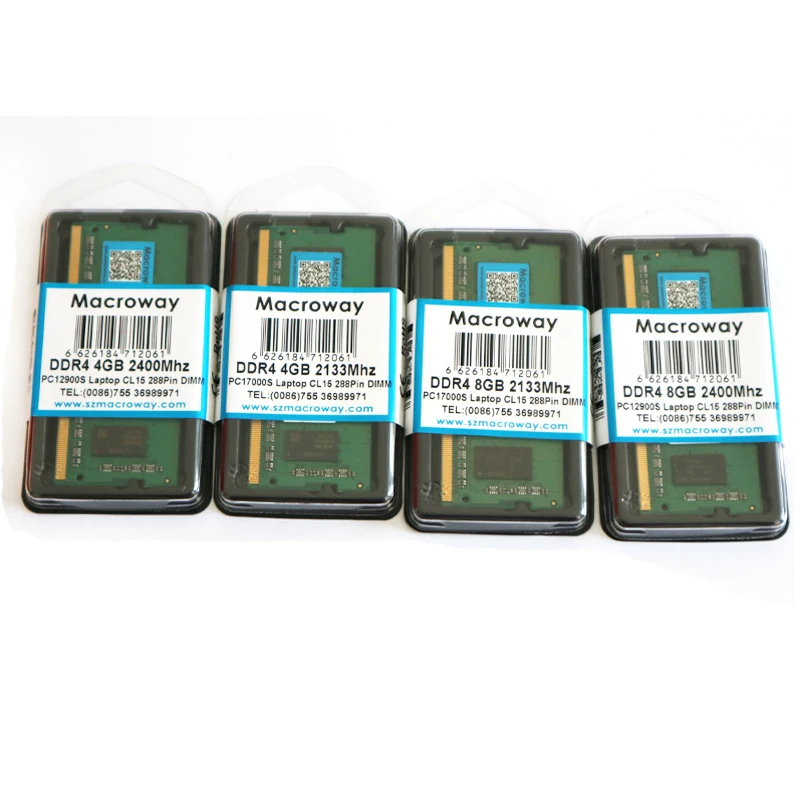 Память ноутбука полная совместимость DDR4 4 ГБ 8 sodimm ram