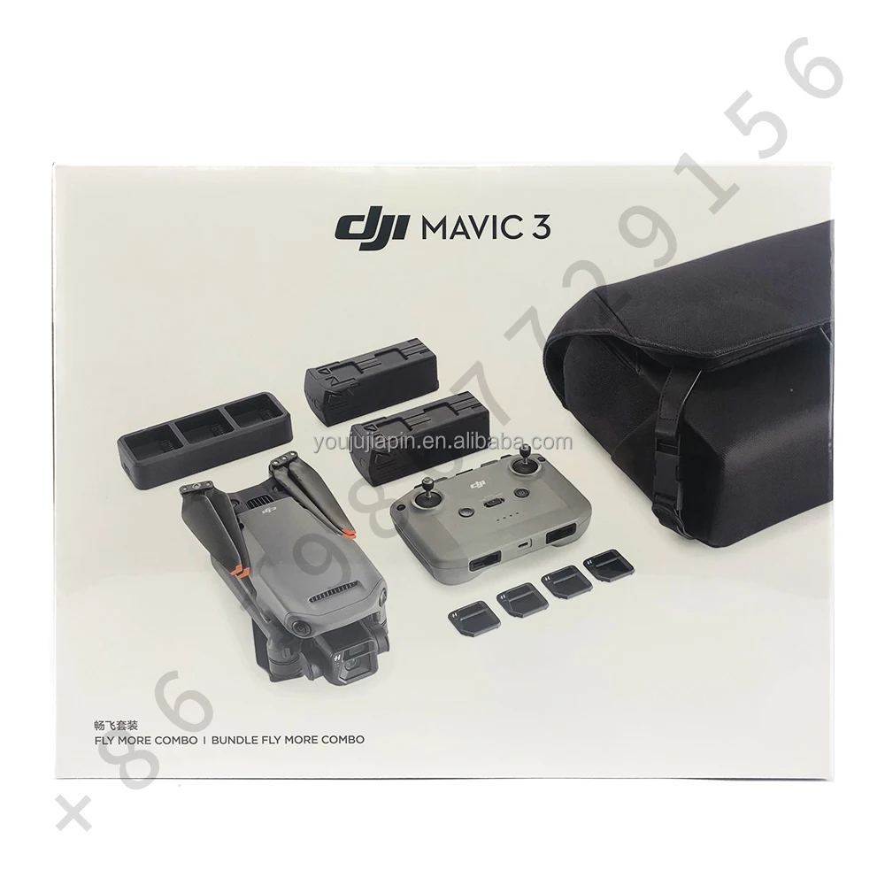 DJI Mavic 3 Fly More Combo with 5.1K 4/3 CMOS Hasselblad Camera 5.1K Video Recording Two Cameras Drone Quadcopter In Stock