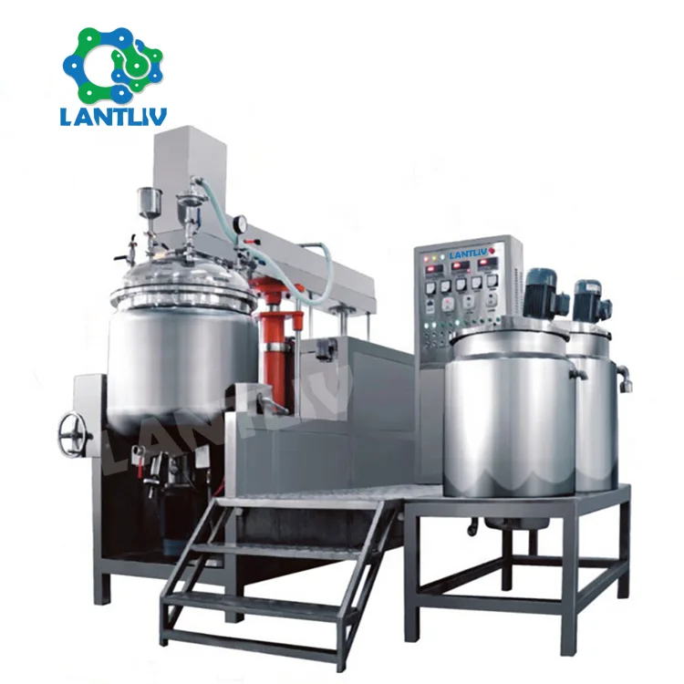 Дезинфицирующее оборудование для фармацевтического смешивания, оборудование для смешивания косметики, гомогенизатор с высоким ножом, вакуумный миксер, гомогенизатор для макияжа