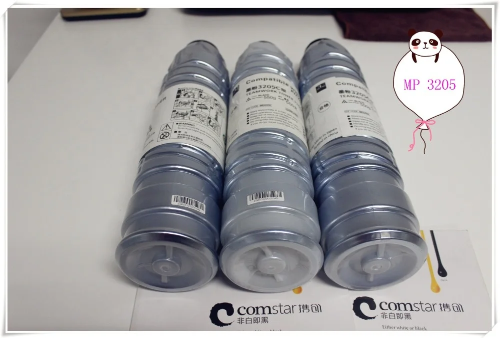 Comstar High Quality Toner Powder MP 3205 for Ricoh Copier Aficio 1035 1045 3205 3105 Compatible Toner Cartridge 3205D Black 