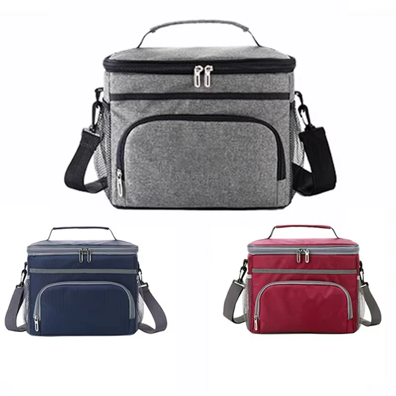 Insulated Lunch Bags for Women Food Delivery Crossbody Bag Commercial Quality Insulated Warmer Cooler Delivery Bag