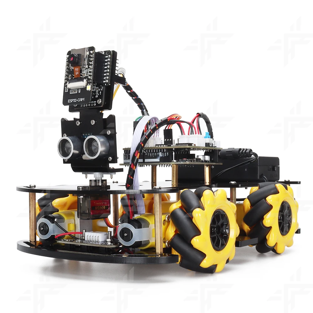 Factory ESP32 CAM & 328P Robot Kit Open Source Development Board Smart Robot Car ESP32 Camera Robotic Starter Kit For Arduinos
