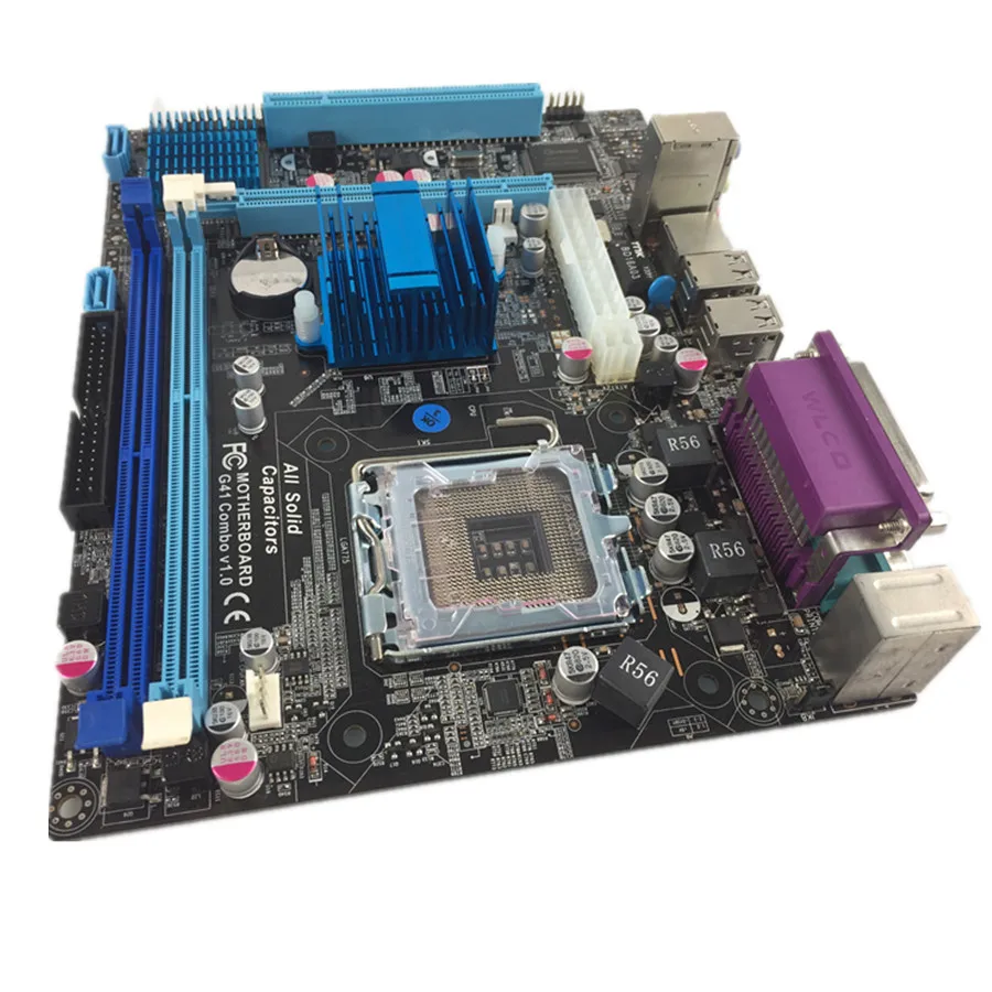 Оригинальный набор микросхем PCWINMAX G41 Заводская материнская плата оптовая продажа LGA 775 DDR3 Memory OEM для настольных ПК