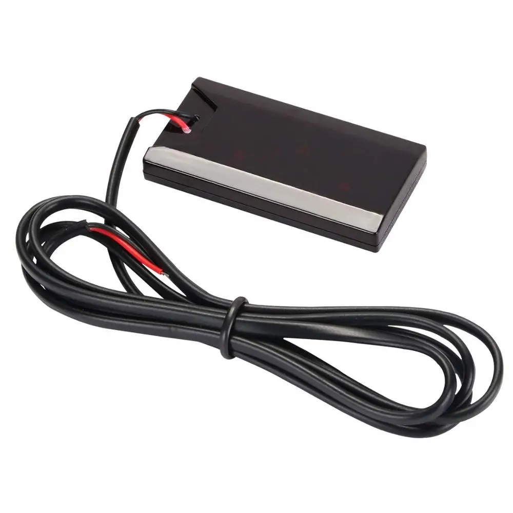 LED Digital Display Voltmeter Mini Volt Meter Voltage Monitor Panel for DC 12V Cars Motorcycles Vehicles