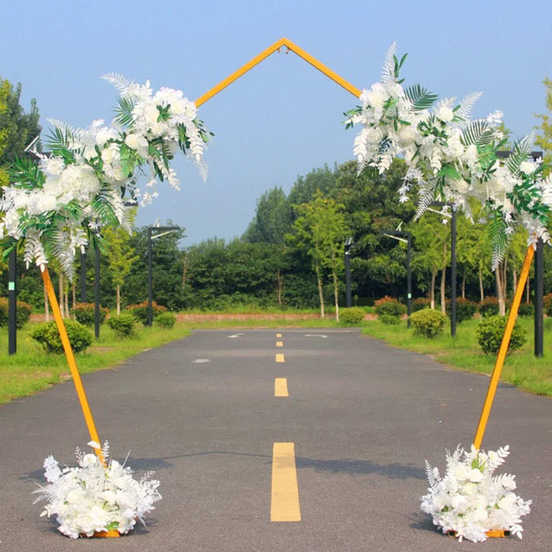 Хит продаж алмазная свадебная АРКА металлическая Цветочная арка для свадебного украшения