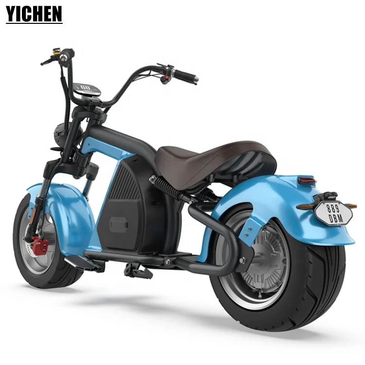 
YICHEN Moto Lectrique Holland Warehouse New EEC/COC Citycoco X7 2000w 3000w homologation electric scooter with Removable Battery 