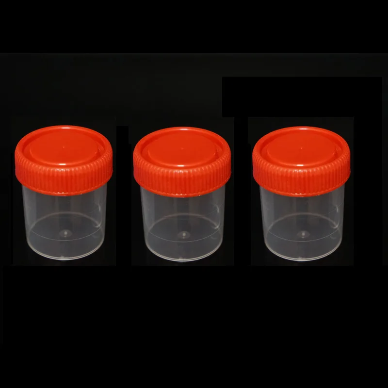 60ml medical plastic pe PP material plastic disposable collect urine test specimen cups container