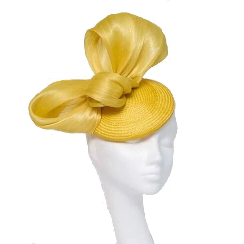 39 inch High End Millinery materials Silk Abaca Fabric for Hats Decorations