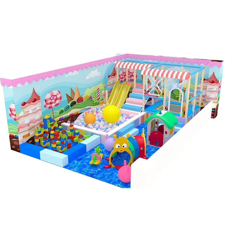 childrens playground jungle gym indoor jungle gym for toddlers with triple glass fiber slide and interact parent-child game