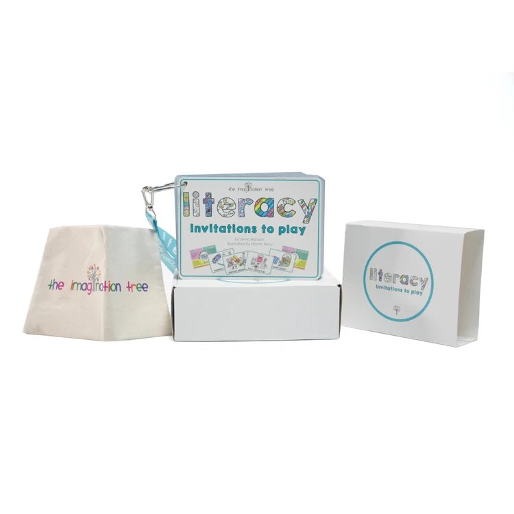 custom colorful printing paper card children study English card thanks giving card with ribbon handle