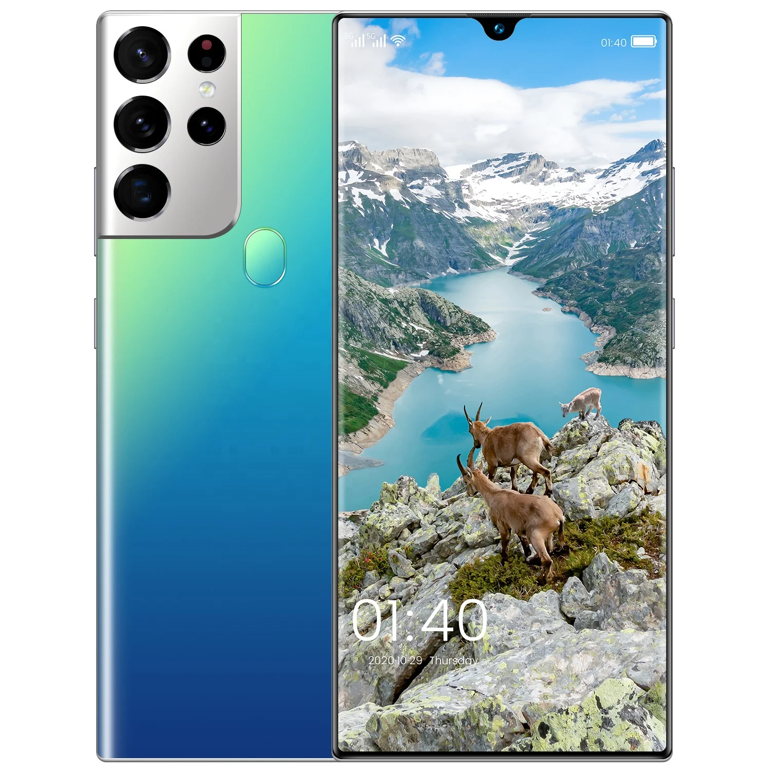  2021 горячая Распродажа S21 UItra 8G + 256G Android 10 3G 4G 5G Смартфон HD камера AMOLED Полный экран Оригинальные разблокированные мобильные