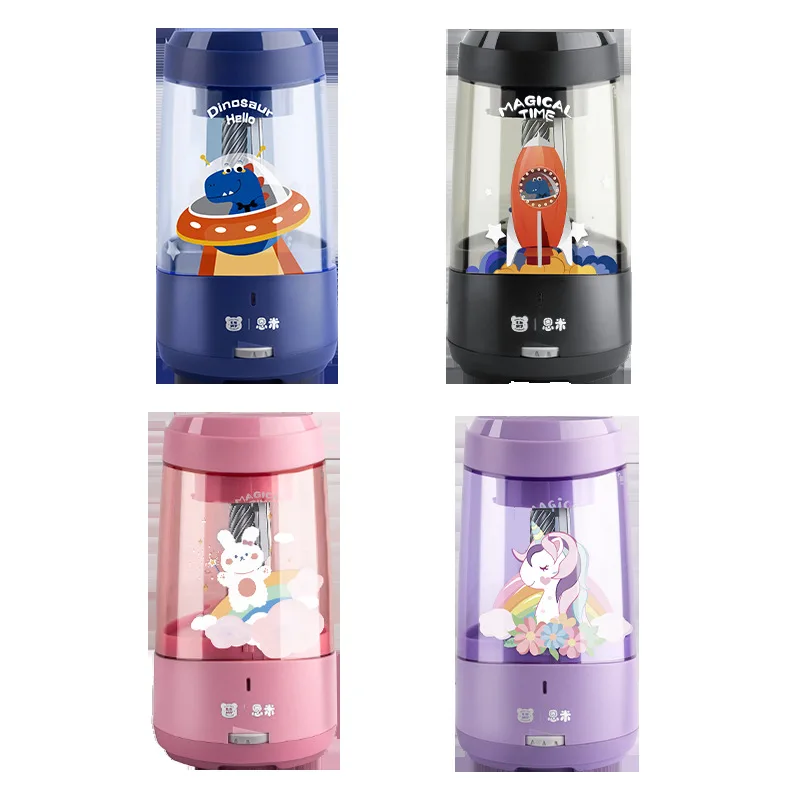 Best Selling Heavy-duty Helical Blade Fast Sharpen Lithium Battery/USB Operated Electric Pencil Sharpeners in School Classroom