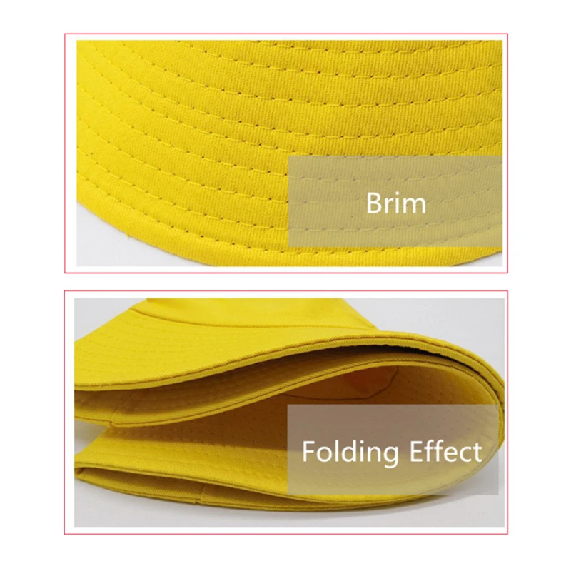 Custom print fisherman hats designer embroidery logo cotton sun uv protection fishing cap summer foldable women beach bucket hat