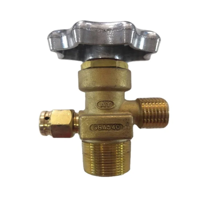 Medical Valve 2900PSI 3/4-14NGT Cheap CGA540 Valve Price 4350 PSI Oxygen Cylinder Valve