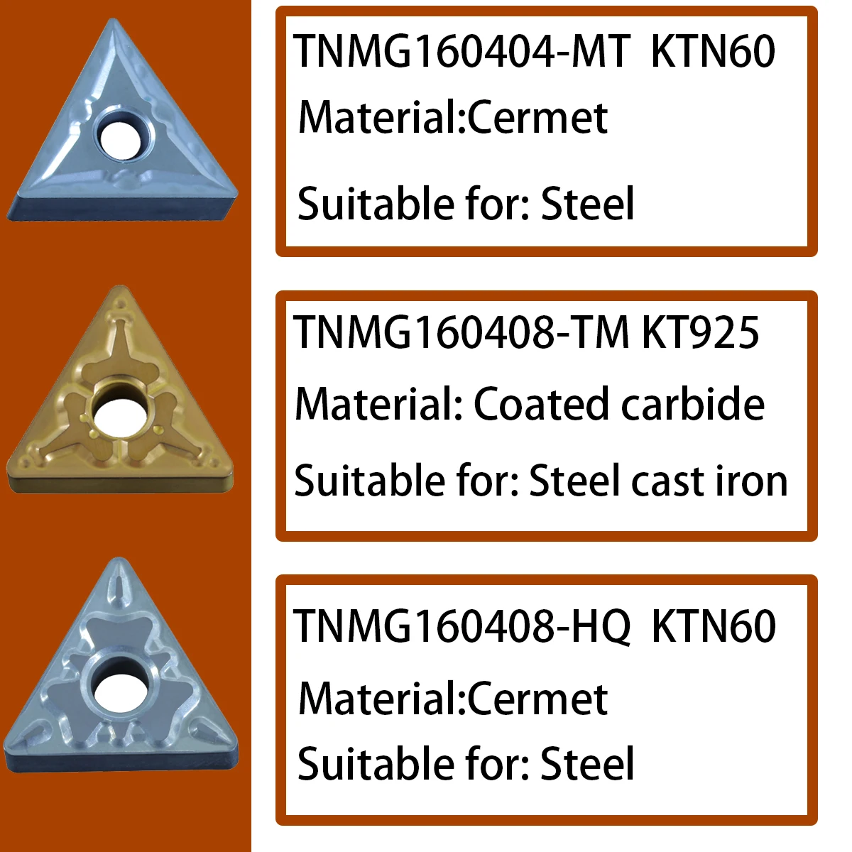 TNMG Coated Carbide Cnc Lathe Machine Turning Tool TNMG160408 MS VP15 TNMG1604 lathe turning tool set