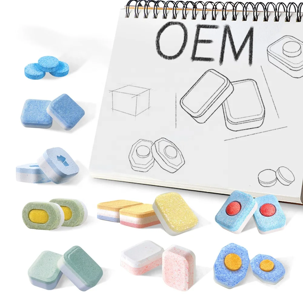 OEM/ODM Dishwashing Tablets, Dishwasher Tablet, Kitchen Cleaning Tablets Degreasing Dishwasher Tablet