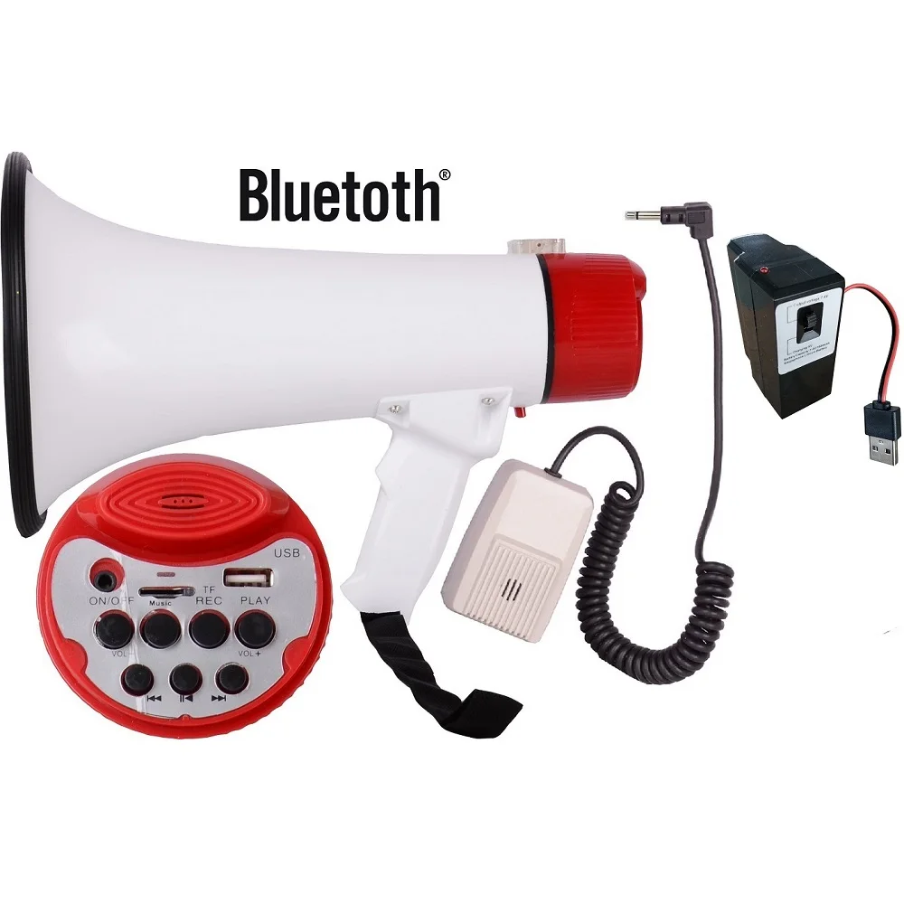 HY1502UB Rechargeable BT Megaphone With Battery And Charger For