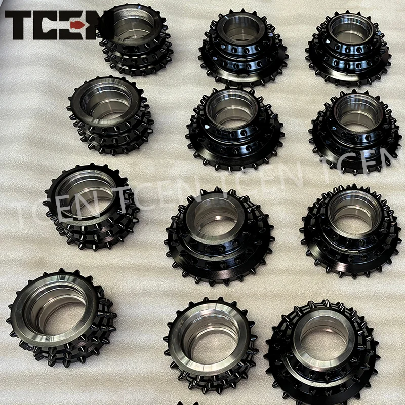 Pipe jacking machine TCI disc cutter hob for underground pipe lines