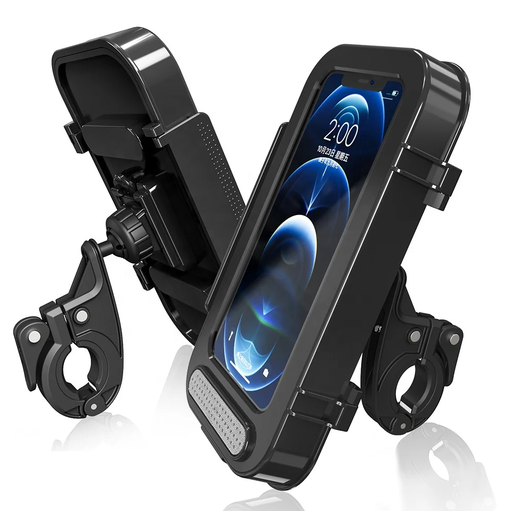 Motorcycle Mobile Phone Holder Support Motor Bicycle Stand For Smartphone Bike Waterproof Bag Cell Phone Case GPS Holder