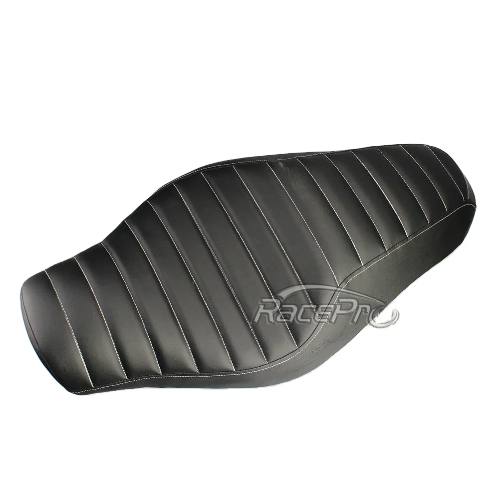 Two Up Stripe Driver Passenger Seat For Harley Sportster XL883 1200 48 72