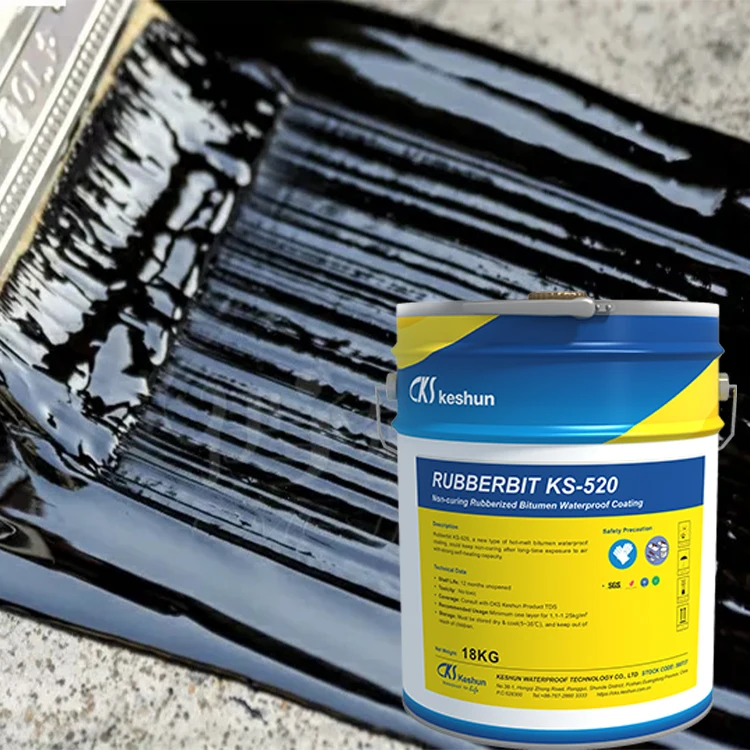 CKS non-cured Roofing Rubber Bitumen Waterproof Coating Paint Other Waterproofing Materials