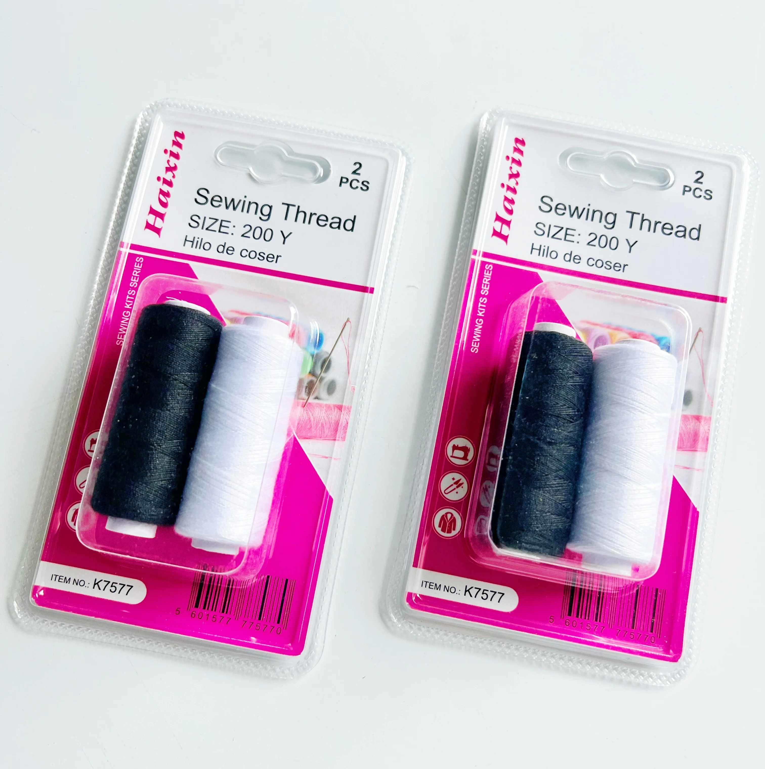 Good Quality cheap Home 2 color threads Sewing set In Pack of Blister
