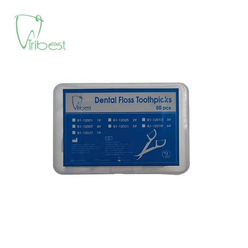 Tribest Daily oral care disposable use floss stick bags/boxes/drums Dental floss toothpick