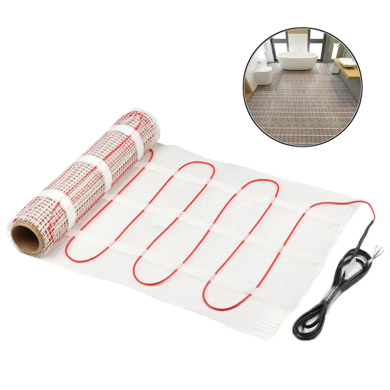 underfloor heating carpets 230v floor heating mat single conductor heating mat