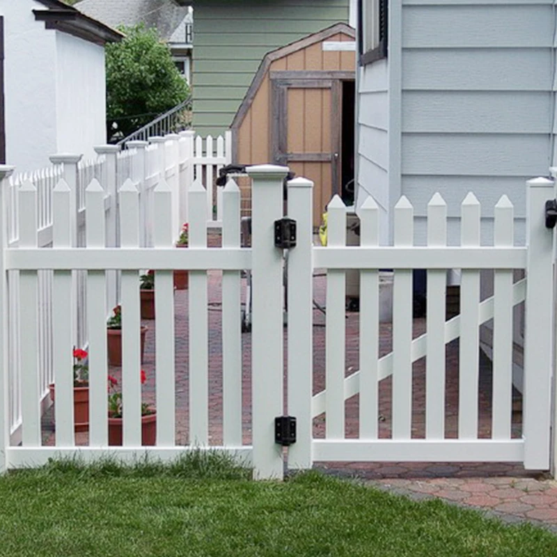 Widely Used Fentech high Standerd Elegant White Color Cheap Gates and Fence Design