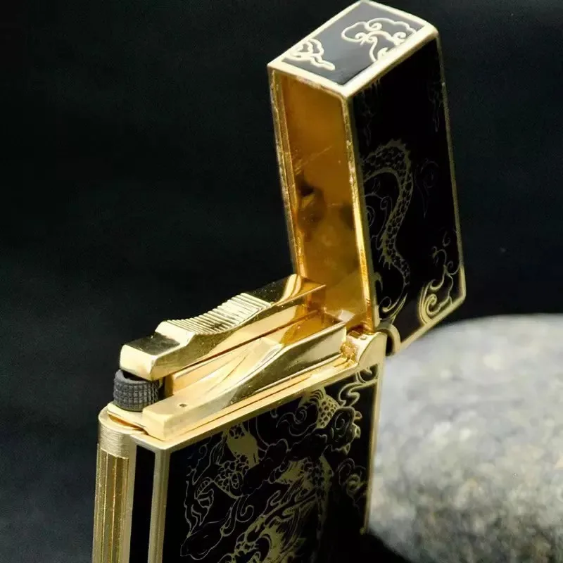 Оригинальная винтажная Классическая керосиновая Зажигалка в виде дракона с подарочной