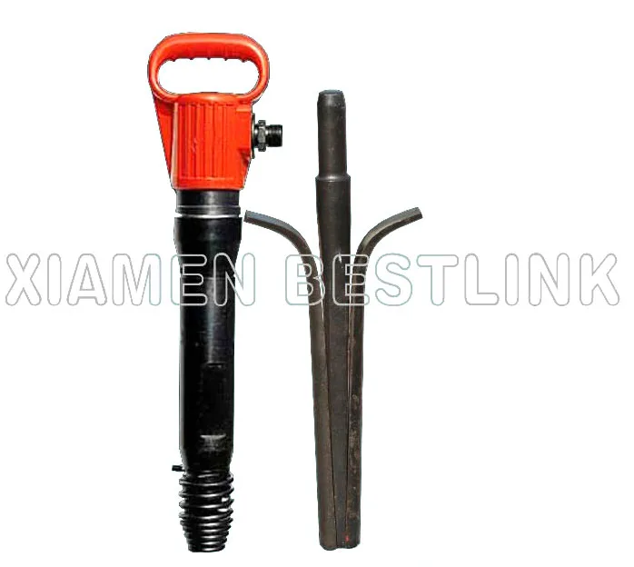 Air hammer rock splitter wedges for pneumatic