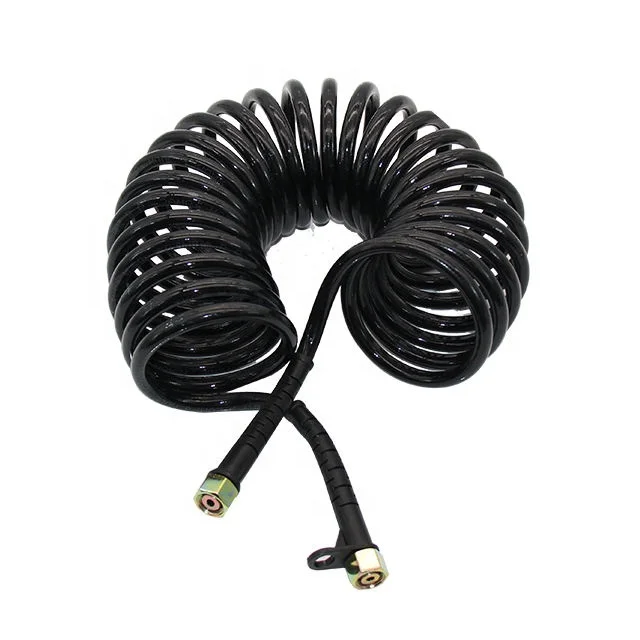 explosion-proof high pressure nylon truck trailer spiral air brake coiled hose spiral