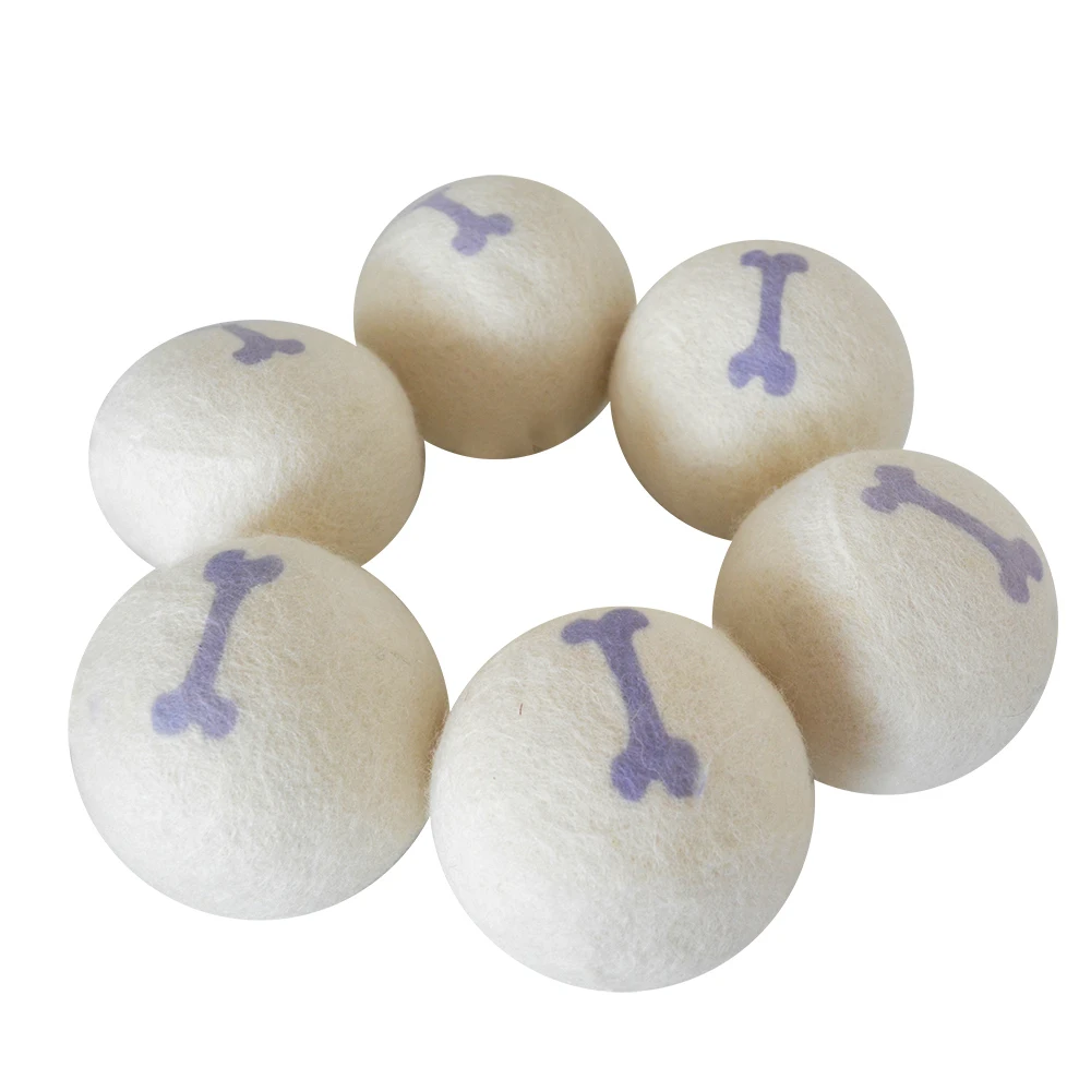 Trending Products Amazon Bestseller Dryer Balls Organic New 6 Pack New Zealand Sheep Wool Laundry Ball