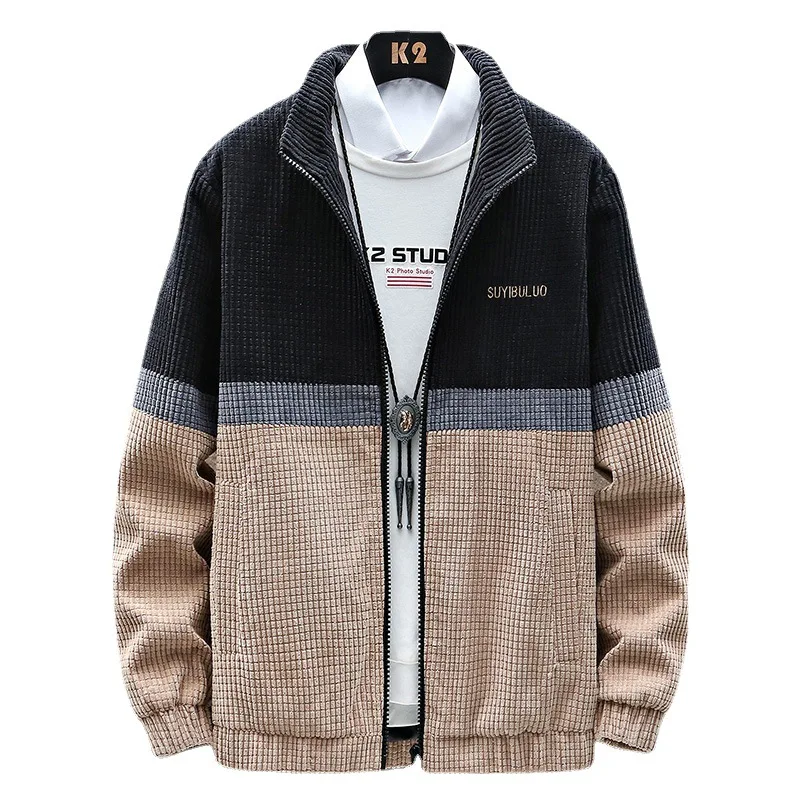 Модный дизайн, низкий минимальный заказ, уличные мужские куртки, весна-осень, новинка, вельветовое свободное тяжелое пальто Jack