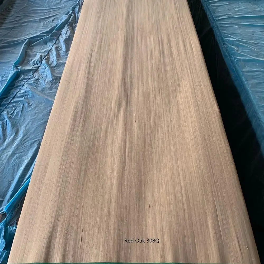 Promotion Product:Red Oak 308Q  Reconstituted Wood Veneer for Decoration
