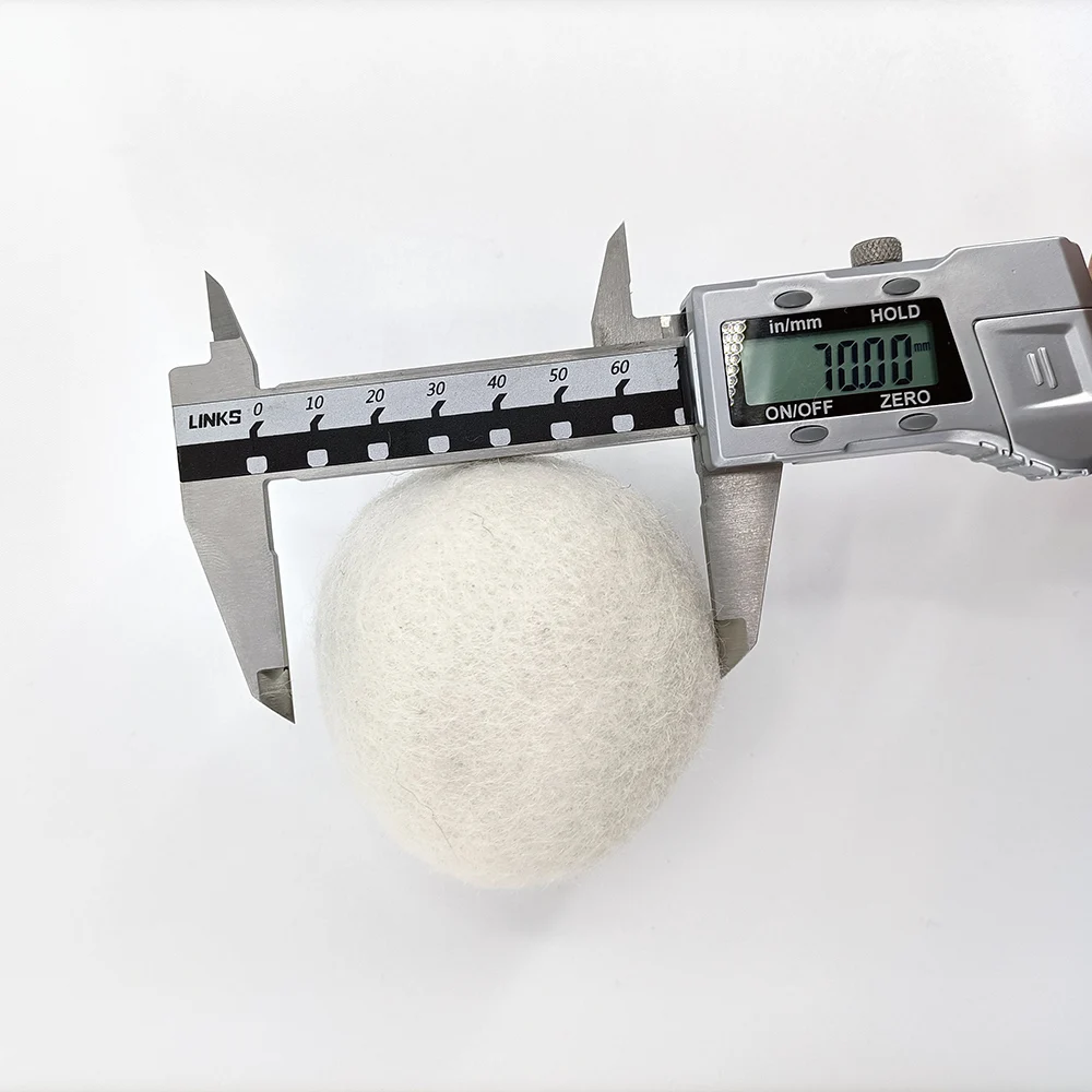 Wholesale trending products new arrival wholesale 6 pack eco friendly wool dryer balls with cotton bag cute wool dryer balls