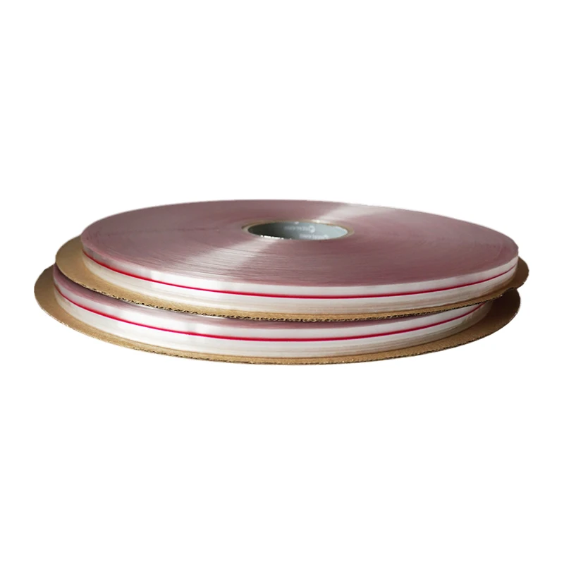 Solvent Glue Hot Sale OPP Starting Material Antistatic Resealable Removable Seam BOPP Bag Sealing Tape
