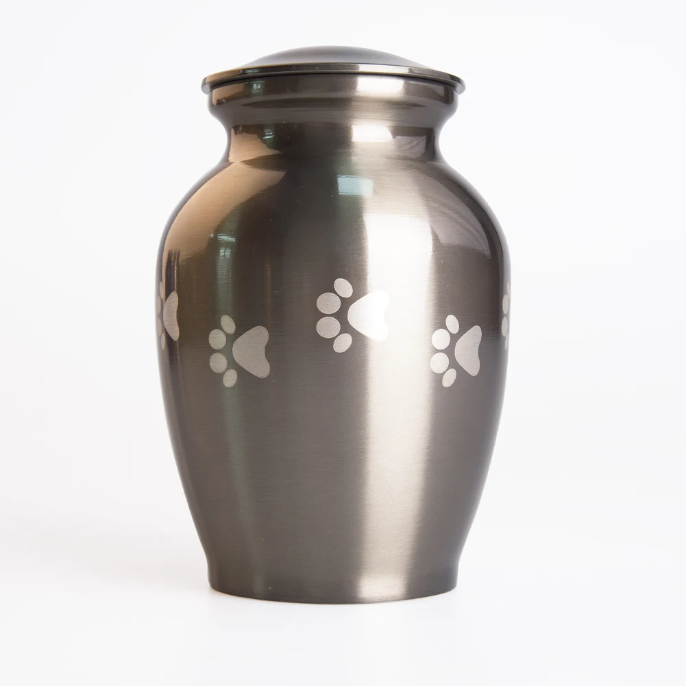 Economy Paw Print Pet Dog Urn Boxes Cremation Urn for Ashes
