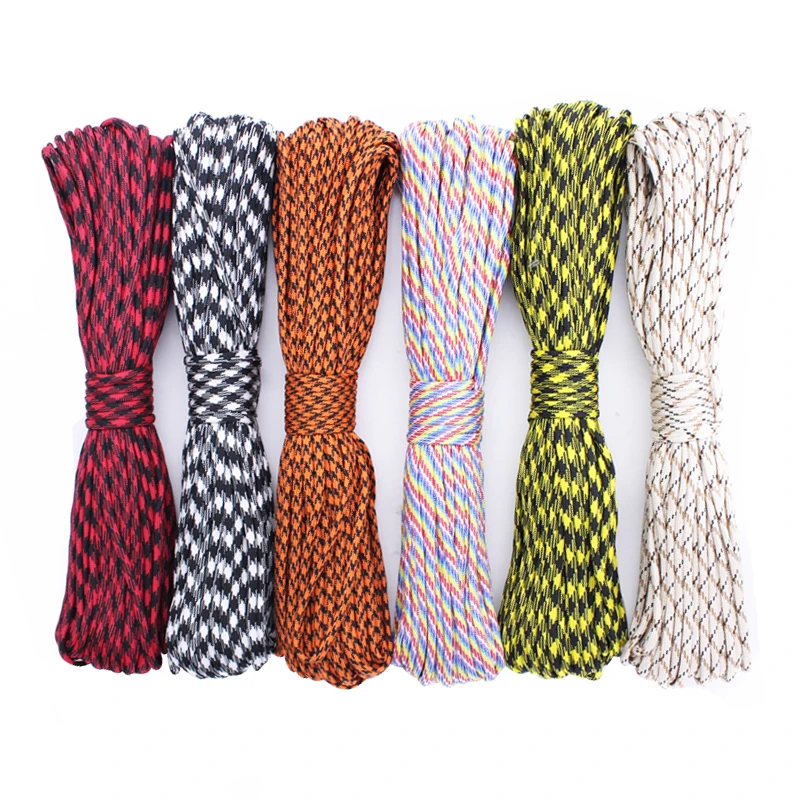 
4mm 7Strand Mountaineering Multicolor Outdoor Camping Rope Paracord 350 