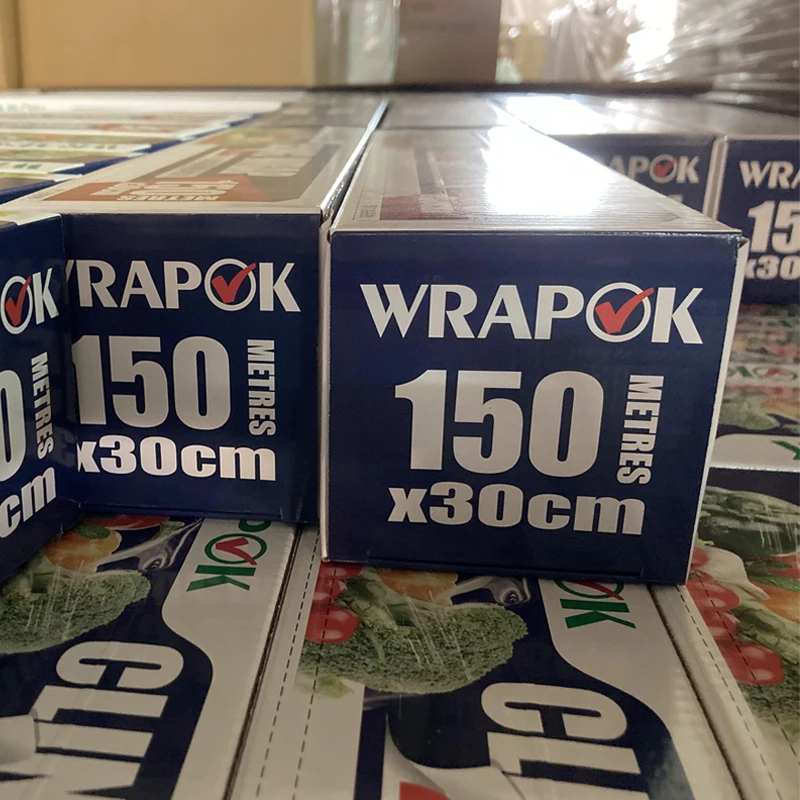 Pvc cling film plastic wrapping film direct sales reasonable price stretch food film