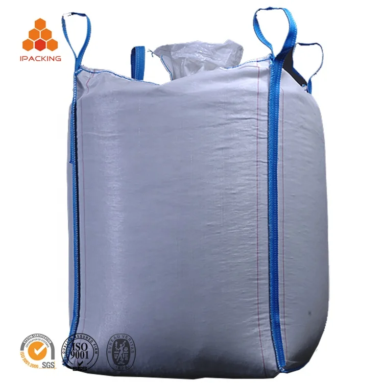 
low price 1 ton virgin pp woven high quality 2mt jumbo fibc big bag for coal cement 