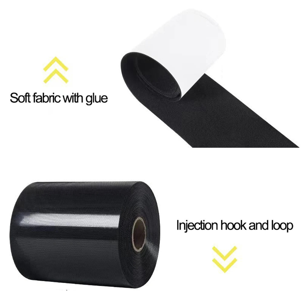 Under couch blocker for buckle cloth adhesive 8 cm inject hook and loop tape