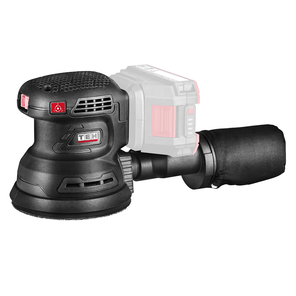 TEH Electric Wood Sanding Power Tools 125mm 20V Li-Ion Brushless Cordless Random Orbital Sander Machine