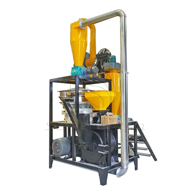 Good sales CNC PVC PP PE plastic grinder pulverizer milling machinery with high quality