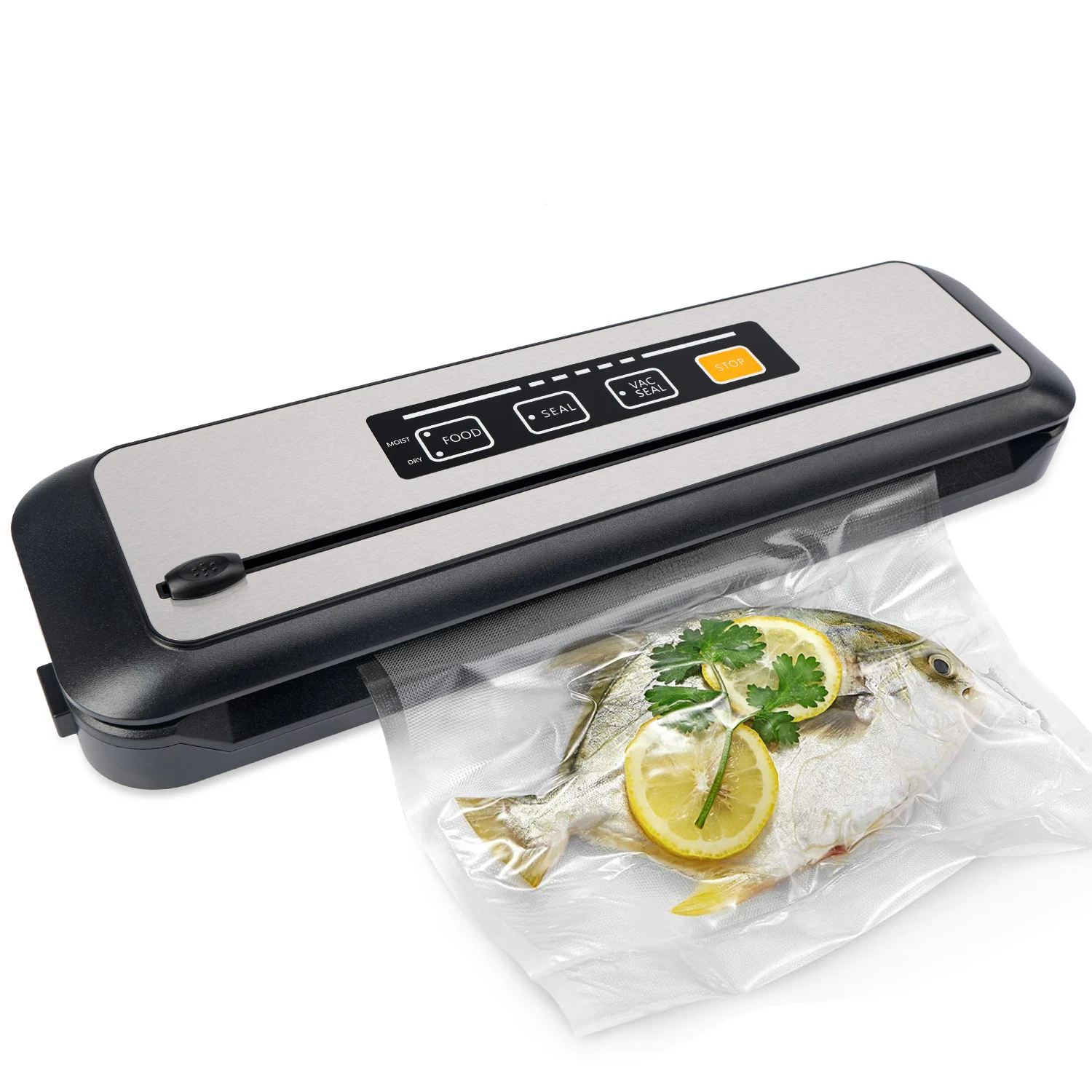 Durable Slim Electric Vacuum Food Sealer Top Ranking Household Supplies from China Manufacturer Plastic Material