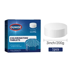 OUHOE OEM&ODM Swimming Pool Water Disinfection Effective Swimming Pool Chlorine Powder Soft Chlorine Tablets Pool