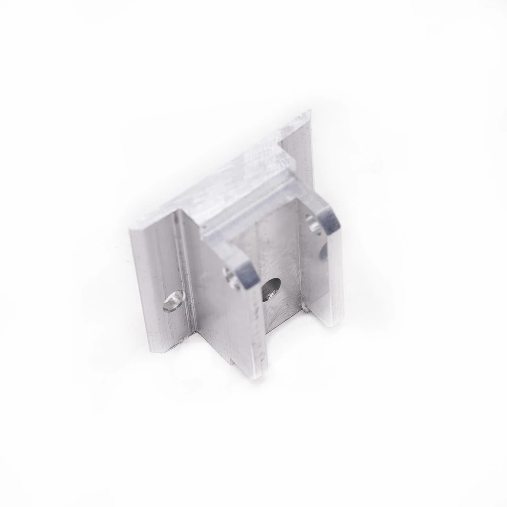 OEM High Precision Customized CNC Milling Parts Stainless Steel Aluminum Flange  Linear Bearing for Cabinet Sliding Door